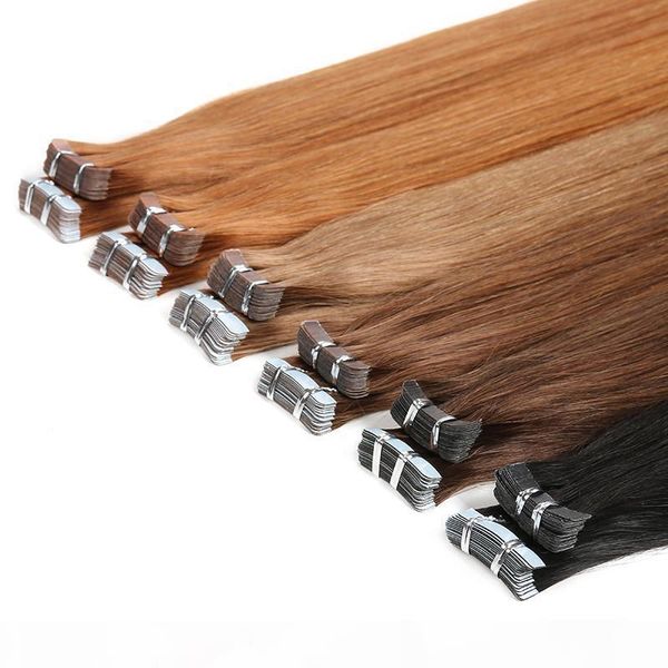 tape in extensions 18'' 20" 22'' 24'' skin weft seamless hair extension samples thickness hair bottom for, Black
tape in extensions 18'' 20" 22'' 24'' skin weft seamless hair extension samples thickness hair bottom for, Black