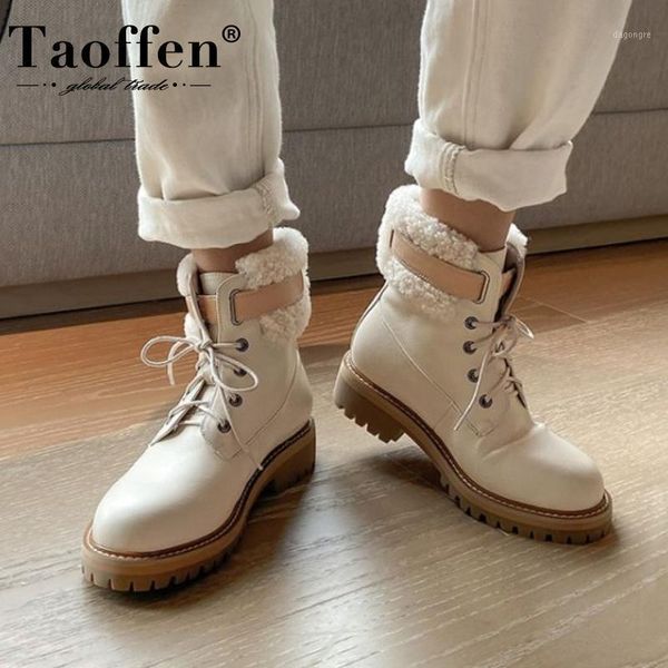 boots taoffen real leather women short fashion platform warm fur plush winter shoes woman cross strap lady footwear size 34-391, Black
boots taoffen real leather women short fashion platform warm fur plush winter shoes woman cross strap lady footwear size 34-391, Black