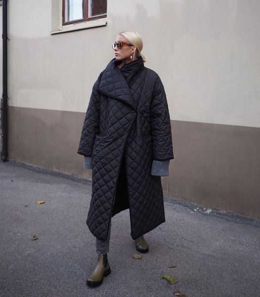 fashion black annecy quilted oversized trench coat woman big label collar long overcoat 2019 fall woman 1031, Tan;black
fashion black annecy quilted oversized trench coat woman big label collar long overcoat 2019 fall woman 1031, Tan;black