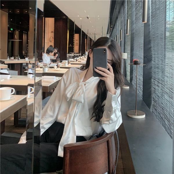 languid and loose style butterfly sweater pullover wear hong kong style pullover sweater + temperament ribbon bow shirt xycby, White;black
languid and loose style butterfly sweater pullover wear hong kong style pullover sweater + temperament ribbon bow shirt xycby, White;black