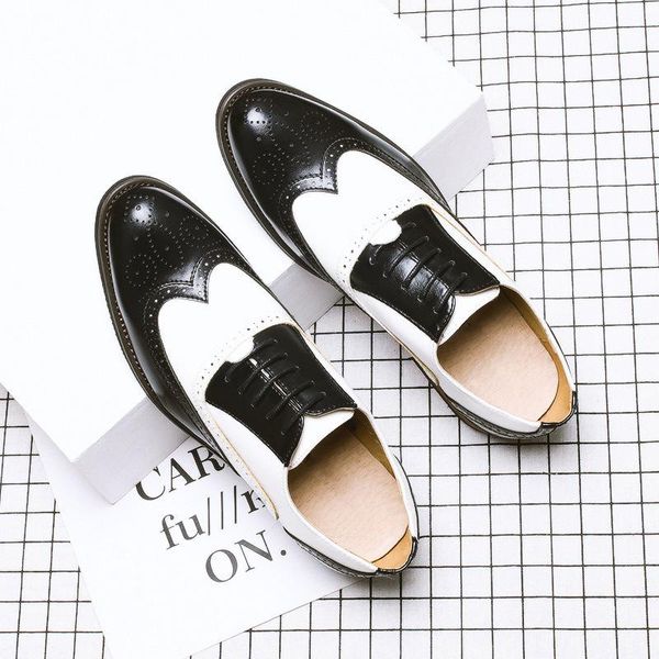pointed toe men wedding shoes men formal leather shoes brogues social male elegant designer black business dress b343
pointed toe men wedding shoes men formal leather shoes brogues social male elegant designer black business dress b343