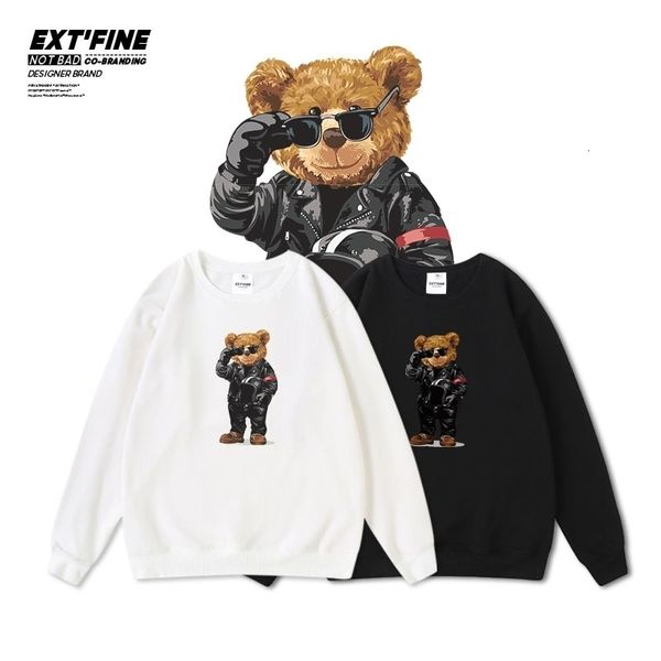 extfine 100%cotton men biker bear sweatshirt oversized digital print men sweatshirts baggy hoodies hiphop 201020, Black
extfine 100%cotton men biker bear sweatshirt oversized digital print men sweatshirts baggy hoodies hiphop 201020, Black