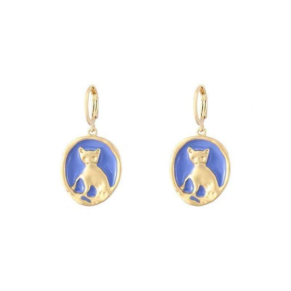 fashionable round alloy cat girl earrings for women 2020 pendants vintage jewelry female christmas gifts for the new year, Golden;silver
fashionable round alloy cat girl earrings for women 2020 pendants vintage jewelry female christmas gifts for the new year, Golden;silver