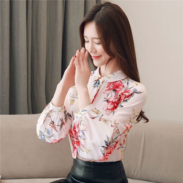 large size spring fashion elegant long sleeve women shirt office female blouse 2827 50 y200828, White
large size spring fashion elegant long sleeve women shirt office female blouse 2827 50 y200828, White