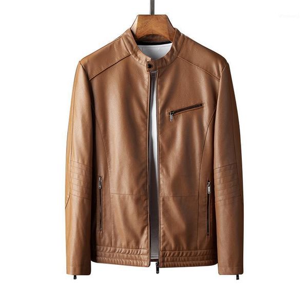 2020 faux plus velvet leather jacket men solid color slim stand collar pu men leather jacket fashion zipper mens1, Black
2020 faux plus velvet leather jacket men solid color slim stand collar pu men leather jacket fashion zipper mens1, Black