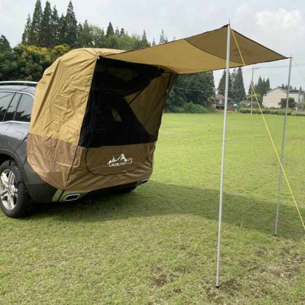 multifunctional car tent temporary extended car rear tent simple motorhome for rear 190t polyester with silver coating pu300
multifunctional car tent temporary extended car rear tent simple motorhome for rear 190t polyester with silver coating pu300