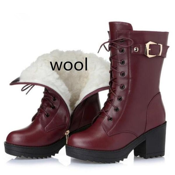 boots 2021 winter warm comfort genuine leather inside wool or plush snow thick bottom high-heeled women, Black
boots 2021 winter warm comfort genuine leather inside wool or plush snow thick bottom high-heeled women, Black
