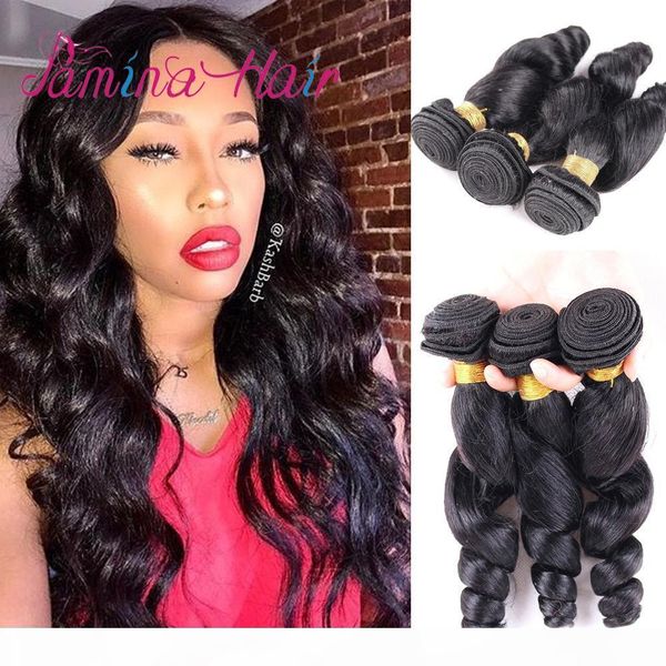 8a pamina brazilian loose wave human virgin hair weaves natural black color 1b double weft unprocess hair extensions loose wave hair bundles
8a pamina brazilian loose wave human virgin hair weaves natural black color 1b double weft unprocess hair extensions loose wave hair bundles