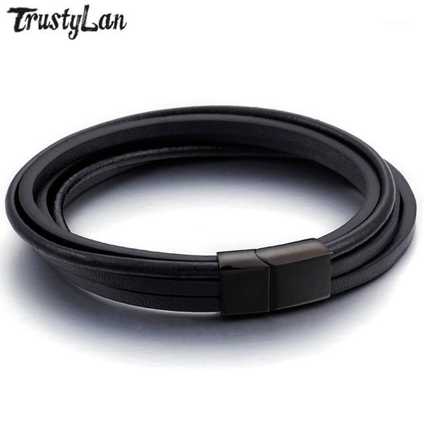 trustylan new stainless steel men jewelry wrap men's bracelets for men fashion wristbands multilayer leather bracelet bangles1, Golden;silver
trustylan new stainless steel men jewelry wrap men's bracelets for men fashion wristbands multilayer leather bracelet bangles1, Golden;silver