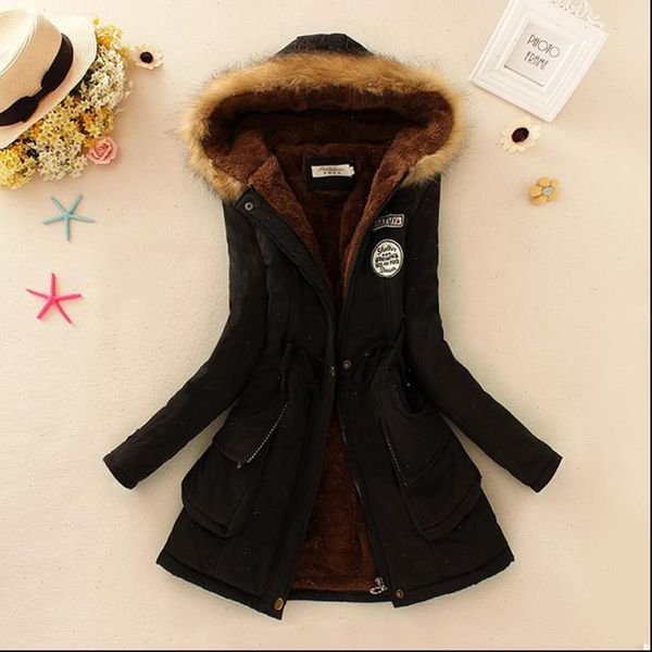 winter jacket women 2021 new winter womens parka casual outwear military hooded coat fur coats manteau femme woman clothes cc001, Black
winter jacket women 2021 new winter womens parka casual outwear military hooded coat fur coats manteau femme woman clothes cc001, Black