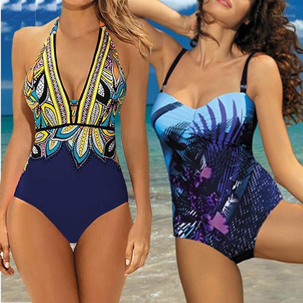 2019 deep v bikini one piece swimsuit women swimwear monokini vintage print bathing suit halter bodysuit plus size beachwear1, White;black
2019 deep v bikini one piece swimsuit women swimwear monokini vintage print bathing suit halter bodysuit plus size beachwear1, White;black