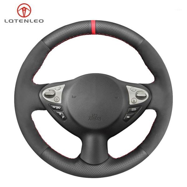 lqtenleo black genuine leather suede car steering wheel cover for infiniti fx fx35 fx37 fx50 qx70 juke maxima sentra sv1
lqtenleo black genuine leather suede car steering wheel cover for infiniti fx fx35 fx37 fx50 qx70 juke maxima sentra sv1