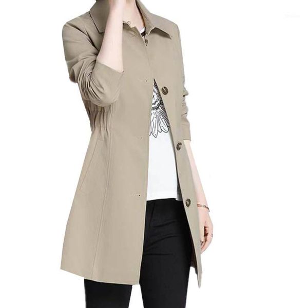women's trench coats 2021 spring autumn women coat fashion casual long sleeve solid thin slim plus size middle-aged ladies outerwear1, Tan;black
women's trench coats 2021 spring autumn women coat fashion casual long sleeve solid thin slim plus size middle-aged ladies outerwear1, Tan;black