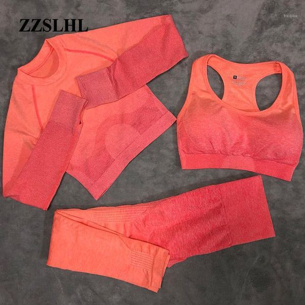 3pcs seamless yoga set high waist leggings sports bra long sleeve crop women running gym clothing fitness sports suit1, White;red
3pcs seamless yoga set high waist leggings sports bra long sleeve crop women running gym clothing fitness sports suit1, White;red