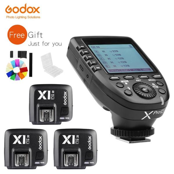camera remotes & shutter releases godox xpro-c e-ttl 2.4g wireless high speed sync x system trigger + 3x x1r-c receiver for eos cameras
camera remotes & shutter releases godox xpro-c e-ttl 2.4g wireless high speed sync x system trigger + 3x x1r-c receiver for eos cameras