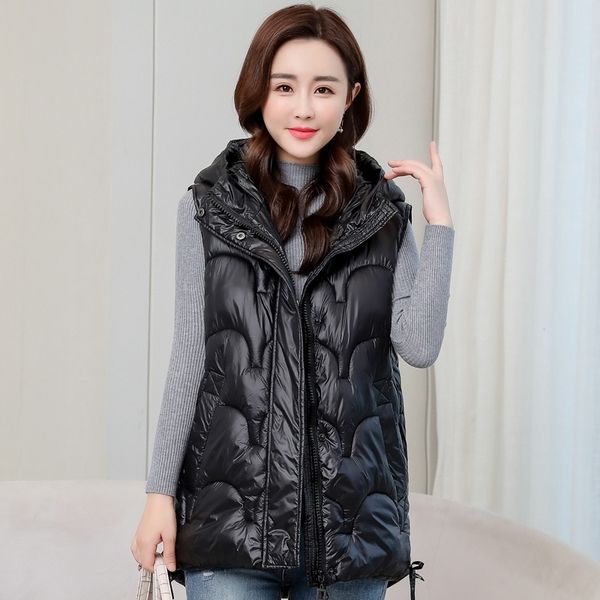 5xl autumn winter women sleeveless coats hooded loose plus size women vest winter outerwear new cotton sleeveless jacket 201102, Black;white
5xl autumn winter women sleeveless coats hooded loose plus size women vest winter outerwear new cotton sleeveless jacket 201102, Black;white