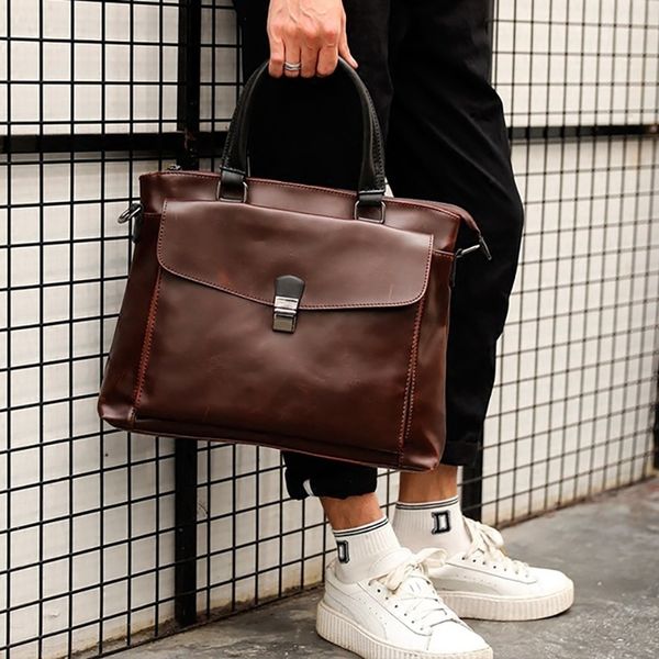 vintage horizontal literary handbag multifunction 14 inch lapbag fashion business briefcase
vintage horizontal literary handbag multifunction 14 inch lapbag fashion business briefcase