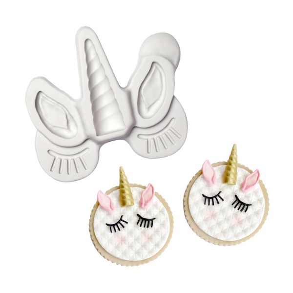 3d cake decorating fondant icing silicone mold - unicorn horn ears eyelash baking moulds
3d cake decorating fondant icing silicone mold - unicorn horn ears eyelash baking moulds