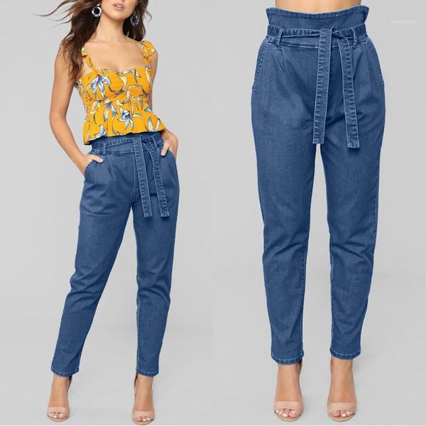 woman jeans high waist 2020 new fashion women jeans denim bandage soft and comfortable female high waist stretch pencil 9.161, Blue
woman jeans high waist 2020 new fashion women jeans denim bandage soft and comfortable female high waist stretch pencil 9.161, Blue