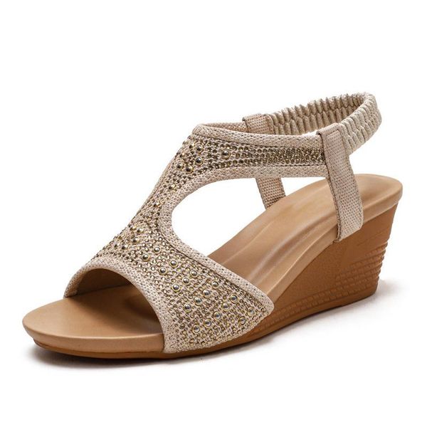 sandals est wedges for women bohemian 2021 summer female platform shoes woman gladiator non-slip beach chaussure femme, Black
sandals est wedges for women bohemian 2021 summer female platform shoes woman gladiator non-slip beach chaussure femme, Black
