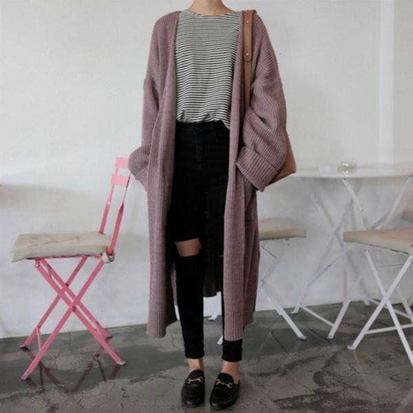 fashion long cardigan women 2021 harajuku loose knit sweater women casual black oversized jacket coat autumn, White;black
fashion long cardigan women 2021 harajuku loose knit sweater women casual black oversized jacket coat autumn, White;black