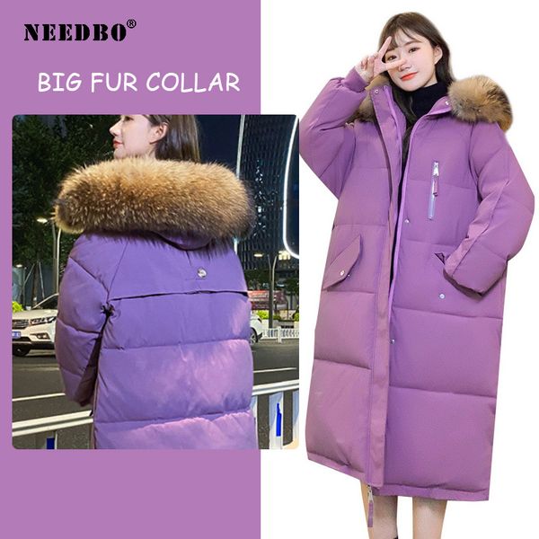 needbo winter jacket women long parka fur collar oversize woman winter coats and puffer jacket padded outwear long coat women 201029, Black
needbo winter jacket women long parka fur collar oversize woman winter coats and puffer jacket padded outwear long coat women 201029, Black