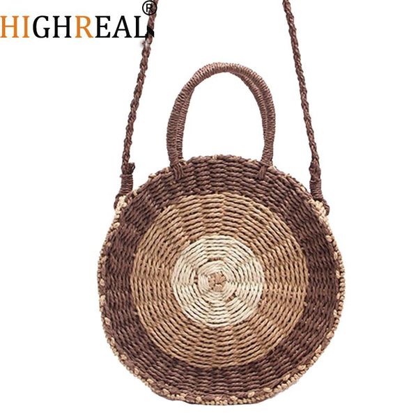 highreal круглый соломы сумка ручной работы из ротанга тканые новый стро rope вязаная женщины crossbody сумочка свежее summer beach bag bohe
highreal круглый соломы сумка ручной работы из ротанга тканые новый стро rope вязаная женщины crossbody сумочка свежее summer beach bag bohe