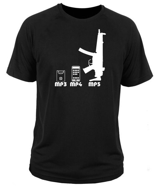 2017 arrivals creative mp3 mp4 mp5 kalasnikov print s t shirts short sleeve tee sport hooded sweatshirt hoodie