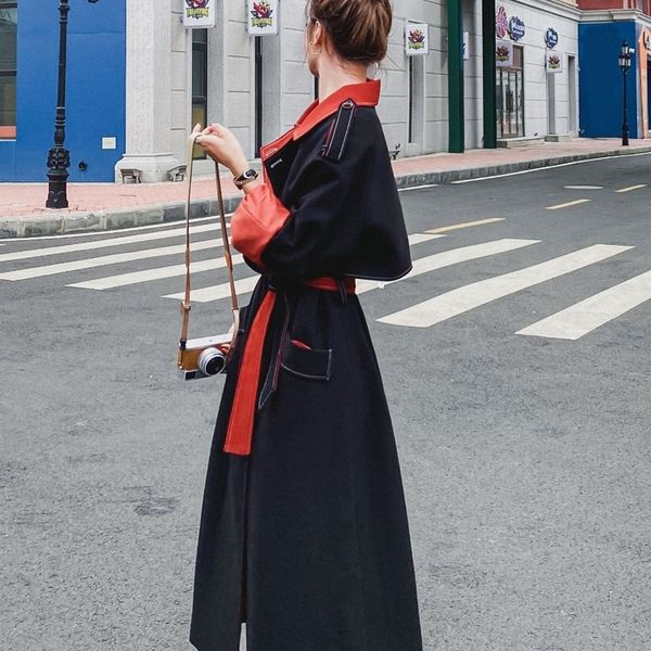 2021 new arrival fashion double-breasted coat thick female jacket long trench belt 7jo3, Tan;black
2021 new arrival fashion double-breasted coat thick female jacket long trench belt 7jo3, Tan;black