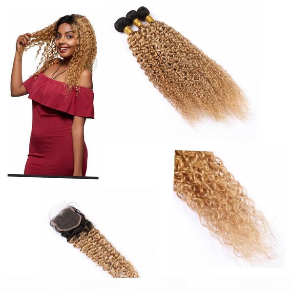 peruvian ombre kinkys curly hair bundles with closures 4" * 4" dark root 3 bundles ombre blonde peruvian hair bundles #1b #27, Black;brown
peruvian ombre kinkys curly hair bundles with closures 4" * 4" dark root 3 bundles ombre blonde peruvian hair bundles #1b #27, Black;brown