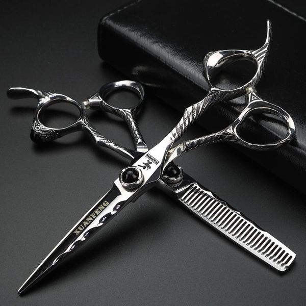 professional hairdressing scissors 6 inch silver 440c steel cutting scissors hair thinning shear for barber salon home men women
professional hairdressing scissors 6 inch silver 440c steel cutting scissors hair thinning shear for barber salon home men women
