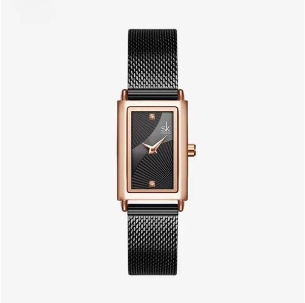 simple style quartz wristwatch gold silver watchband watches stainless steel hidden clasp, Slivery;brown
simple style quartz wristwatch gold silver watchband watches stainless steel hidden clasp, Slivery;brown