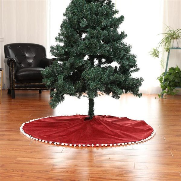 christmas decorations 127cm red tree skirt white ball edge xmas carpet linen navidad 20211
christmas decorations 127cm red tree skirt white ball edge xmas carpet linen navidad 20211
