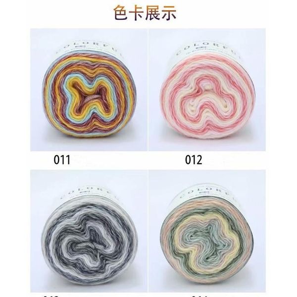 2 ball/set gradient dyed cake thread hand-woven medium thick wool knitting yarn diy scarf silk thread shawl crochet thre qylluu, Black;white
2 ball/set gradient dyed cake thread hand-woven medium thick wool knitting yarn diy scarf silk thread shawl crochet thre qylluu, Black;white