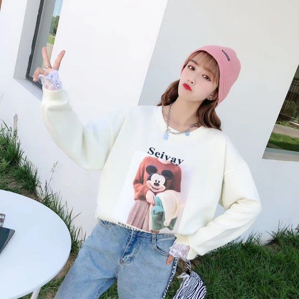 6hgxq fashion autumn and winter long korean style women's 2020 loose slim fit coat sweater new sleeve coat women's student sweater, Black
6hgxq fashion autumn and winter long korean style women's 2020 loose slim fit coat sweater new sleeve coat women's student sweater, Black