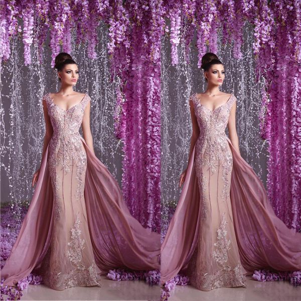 fashion toumajean couture overskirt evening dresses v neck beaded prom gowns floor length appliques evening dress robes de soiree, Black
fashion toumajean couture overskirt evening dresses v neck beaded prom gowns floor length appliques evening dress robes de soiree, Black