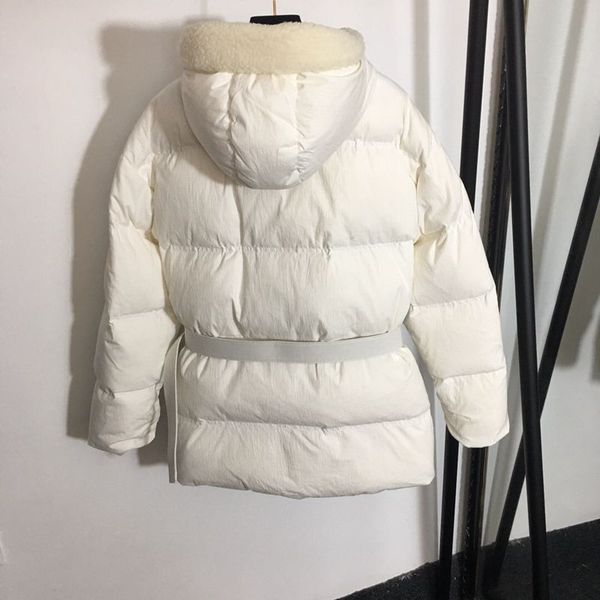 white winter jacket winter lamb fur stitching coat windbreaker down jacket warm parka coat fashionable women, Black
white winter jacket winter lamb fur stitching coat windbreaker down jacket warm parka coat fashionable women, Black