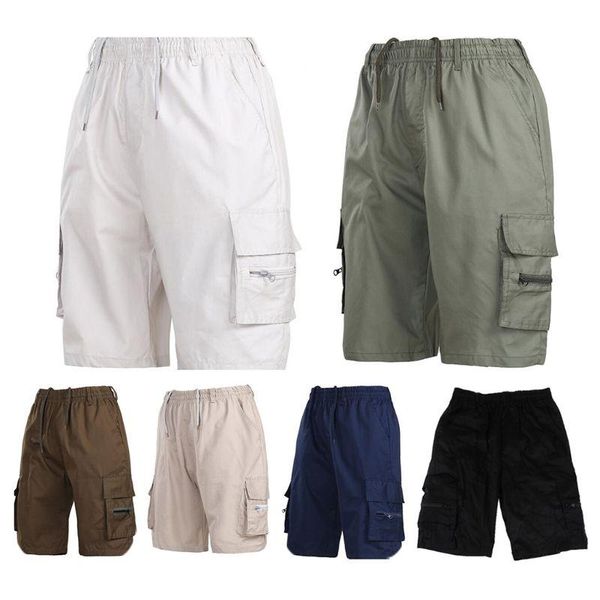 men summer shorts sports work casual combat cargo short pants pockets trousers d08e, White;black
men summer shorts sports work casual combat cargo short pants pockets trousers d08e, White;black