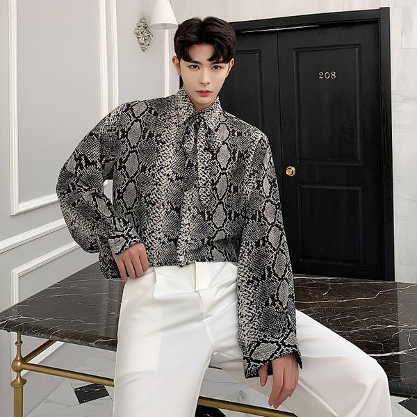 2021 spring designer new decoration serpentine bean loose bow from long-glove alternative shirt popular men's shirts of . usax, Black
2021 spring designer new decoration serpentine bean loose bow from long-glove alternative shirt popular men's shirts of . usax, Black