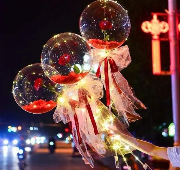 led luminous balloon rose bouquet transparent bobo ball rose valentines day gift birthday party wedding decoration balloons
led luminous balloon rose bouquet transparent bobo ball rose valentines day gift birthday party wedding decoration balloons