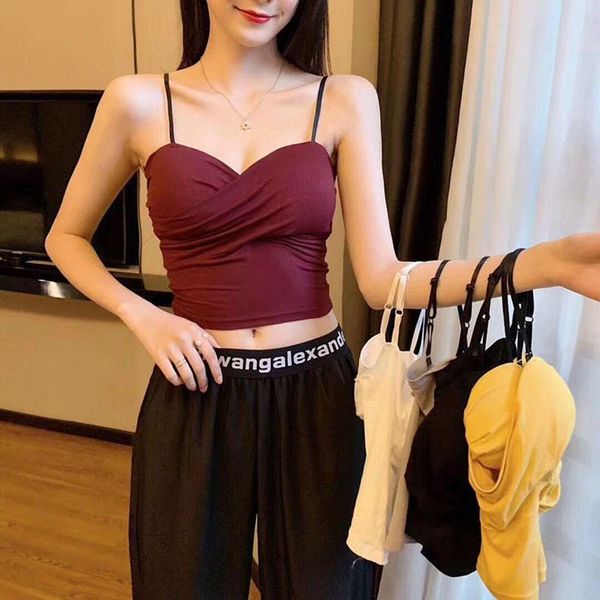 summer sling camisoles bottoming vest summer anti-glare without rim wrapped ladies tanks, Black;white
summer sling camisoles bottoming vest summer anti-glare without rim wrapped ladies tanks, Black;white