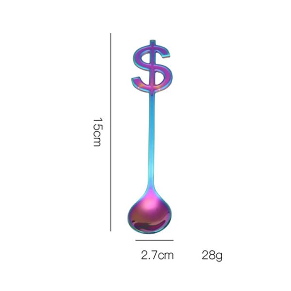 1pcs colorful stainless steel dollar shape spoon creative milk coffee spoon ice candy teaspoon accessorie h jllqlz
1pcs colorful stainless steel dollar shape spoon creative milk coffee spoon ice candy teaspoon accessorie h jllqlz