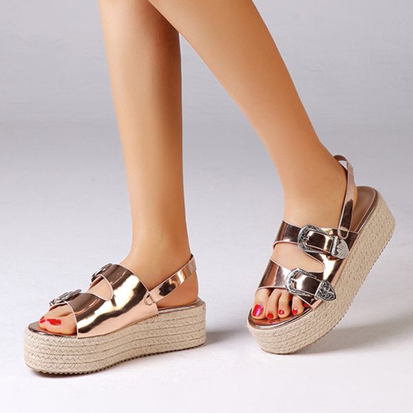 ladies casual platform sandals large size outdoor slippers summer gold slope heels ladies sandals open toe gladiator sandalsmultifunction, Black
ladies casual platform sandals large size outdoor slippers summer gold slope heels ladies sandals open toe gladiator sandalsmultifunction, Black