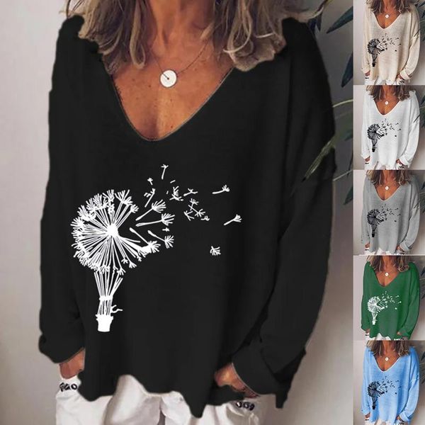 women's t-shirt women long sleeve print black t shirt flower v neck casual shirts female plus size loose blusas mujer#g30, White
women's t-shirt women long sleeve print black t shirt flower v neck casual shirts female plus size loose blusas mujer#g30, White
