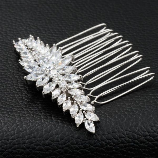 full cubic zirconia wedding bridal hair side comb hairpins women hair accessories jewelry tf071, Golden;silver
full cubic zirconia wedding bridal hair side comb hairpins women hair accessories jewelry tf071, Golden;silver