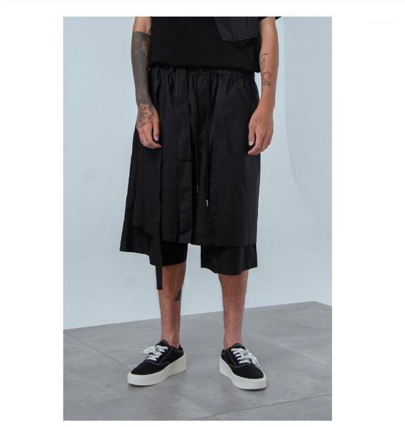 27-46 2020new men's clothing hair stylist high street three layers of elegant casual pants plus size costumes1, Black
27-46 2020new men's clothing hair stylist high street three layers of elegant casual pants plus size costumes1, Black