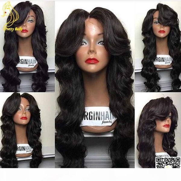 brazilian human hair full lace wig for black women wavy human hair lace front wigs body wave, Black;brown
brazilian human hair full lace wig for black women wavy human hair lace front wigs body wave, Black;brown