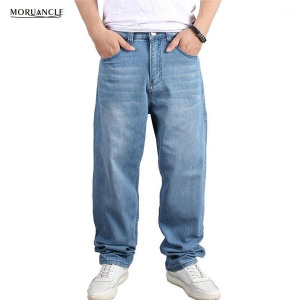 moruancle men's baggy hip hop jeans pants loose skateboard denim trousers streetwear plain solid plus size 30-461, Blue
moruancle men's baggy hip hop jeans pants loose skateboard denim trousers streetwear plain solid plus size 30-461, Blue