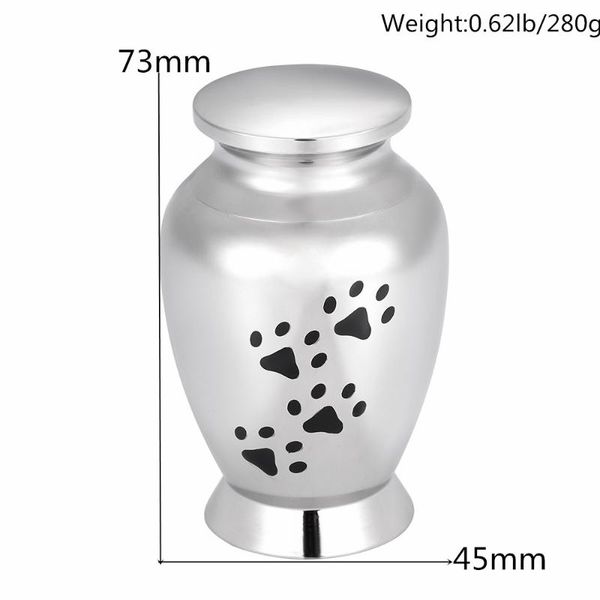 chains 73mm*45mm shiny big metal ashes keepsake jar 316l stainless steel pet print dog/cat memorial cremation urns - engraveable, Silver
chains 73mm*45mm shiny big metal ashes keepsake jar 316l stainless steel pet print dog/cat memorial cremation urns - engraveable, Silver