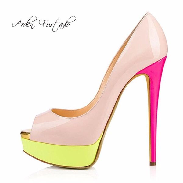 arden furtado 2021 new summer high heels 15cm fashion platform peep toe pink yellow striped party shoes for women 43 44 45, Black
arden furtado 2021 new summer high heels 15cm fashion platform peep toe pink yellow striped party shoes for women 43 44 45, Black